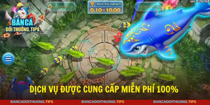 Các dịch vụ được cung cấp miễn phí 100% đến hội viên